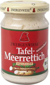 Grated horseradish gluten-free organic 90 g - ZWERGENWIESE